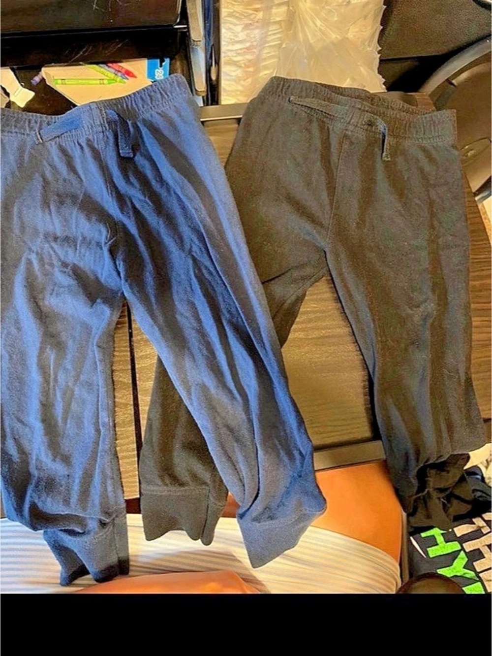 Men's Jogger Pants in Blue & Gray